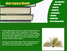 Tablet Screenshot of newlegacybooks.com